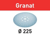 SLIPPAPPER GRANAT STF D225/128 P120 GR/25