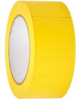 Byggtejp gul räfflad 50mmx30m Jicon