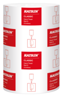 Torkpapper Classic S Katrin 116m 1-lag vit centrummatad