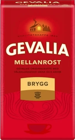 KAFFE GEVALIA MELLANROST BRYGG 450 G
