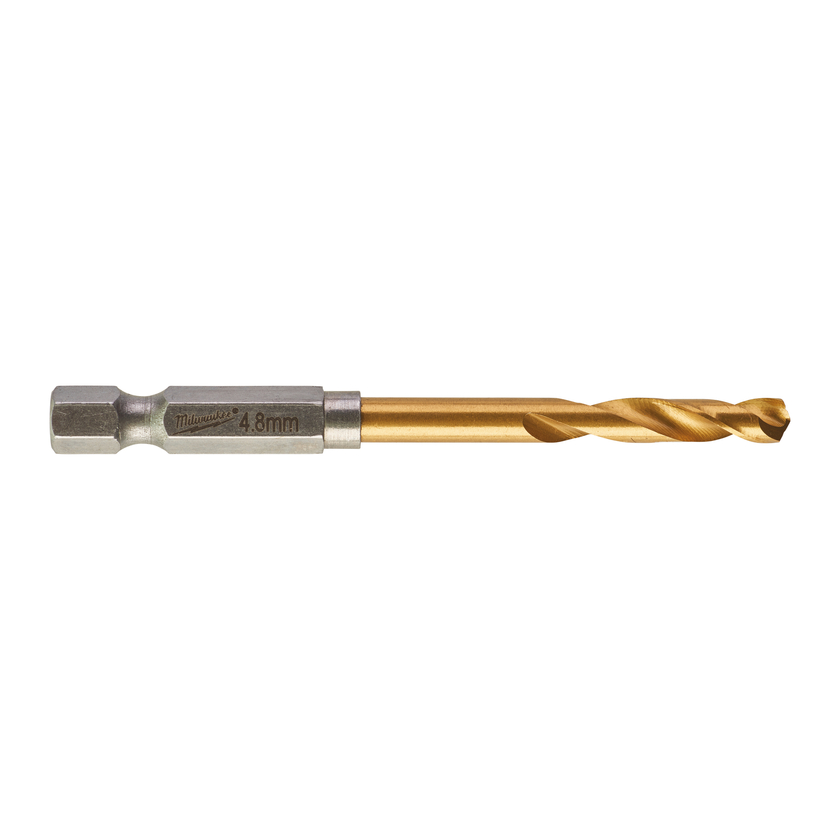 METALLBORR SW HSSG TIN 4,8MM Slagtåliga HSS Titanium borr m