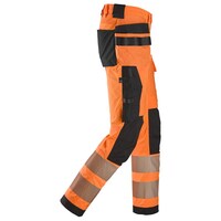 ARBETSBYXA 4STR HF HV KL2 ORANGE/SVART STL: 48