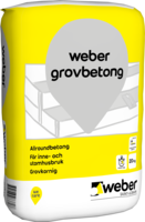 Grovbetong c32/40 20kg Weber