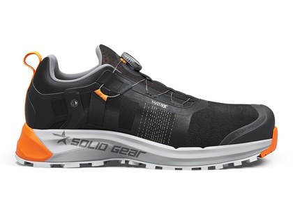 SKYDDSSKO HAZE 2 FLY LOW 43 SVART/MÖRKORANGE