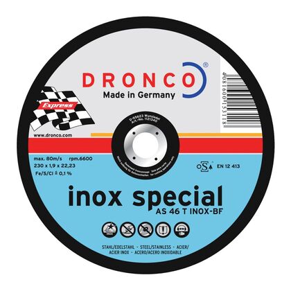 KAPSKIVA 125X1.6X22.2 ME INOX