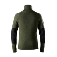 TRÖJA 1/2 ZIP, ULL KHAKIGRÖN STL: XS