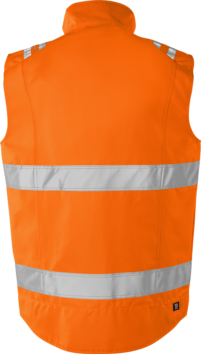 VÄST 5067 GREEN VARSEL KL 2 GPLU VARSELORANGE M