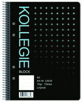 KOLLEGIEBLOCK A5 LINJERAT 70G/70BLAD