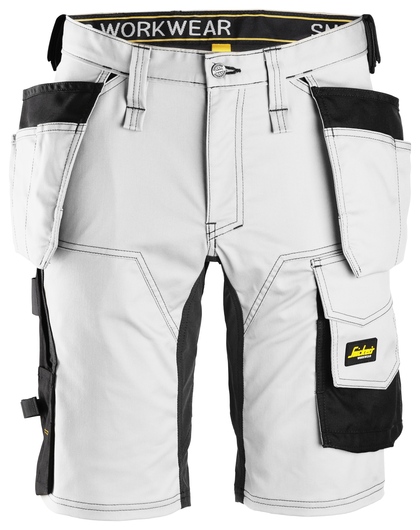 Shorts Stretch HF AW Vit/Svart Stl: 054