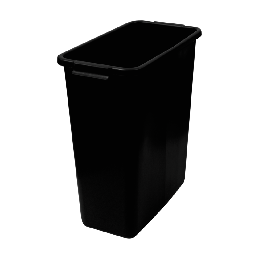 Soptunna Svart Plastkärl