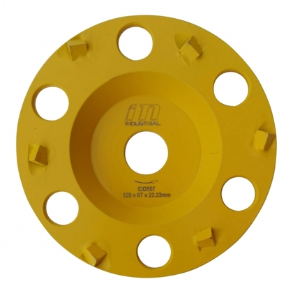 DIAMANTSLIPSKÅL 125 mm  -  PCD Diamantslipskål 125 mm  -  PCD