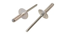 Popnit alu/stål 4,8x20mm stor kullrig öp. 100p ANS