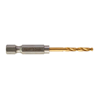 METALLBORR SW HSSG TIN 3,0MM 2 Slagtåliga HSS Titanium borr m