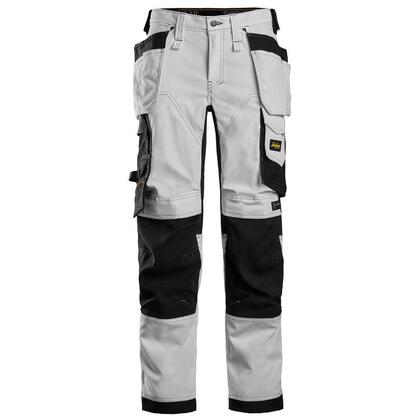Arbetsbyxa Dam HF AW Vit/Svart  Stl: 034