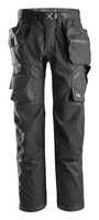 Golvläggarbyxa i Stretch Stl:1 24 Svart