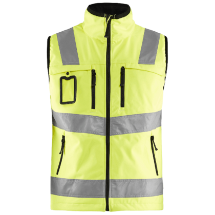 Hi-Vis Softshellväst Varselgul XL