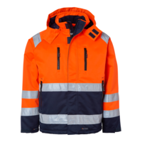 Vinterjacka Varsel orang/marin  XS