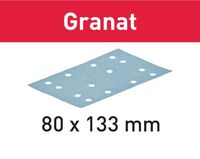 SLIPPAPPER STF GRANAT 80X133 K120 10ST