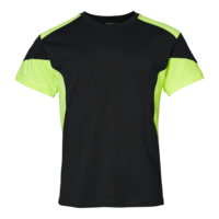 T-shirt 210 svart/gul XXL