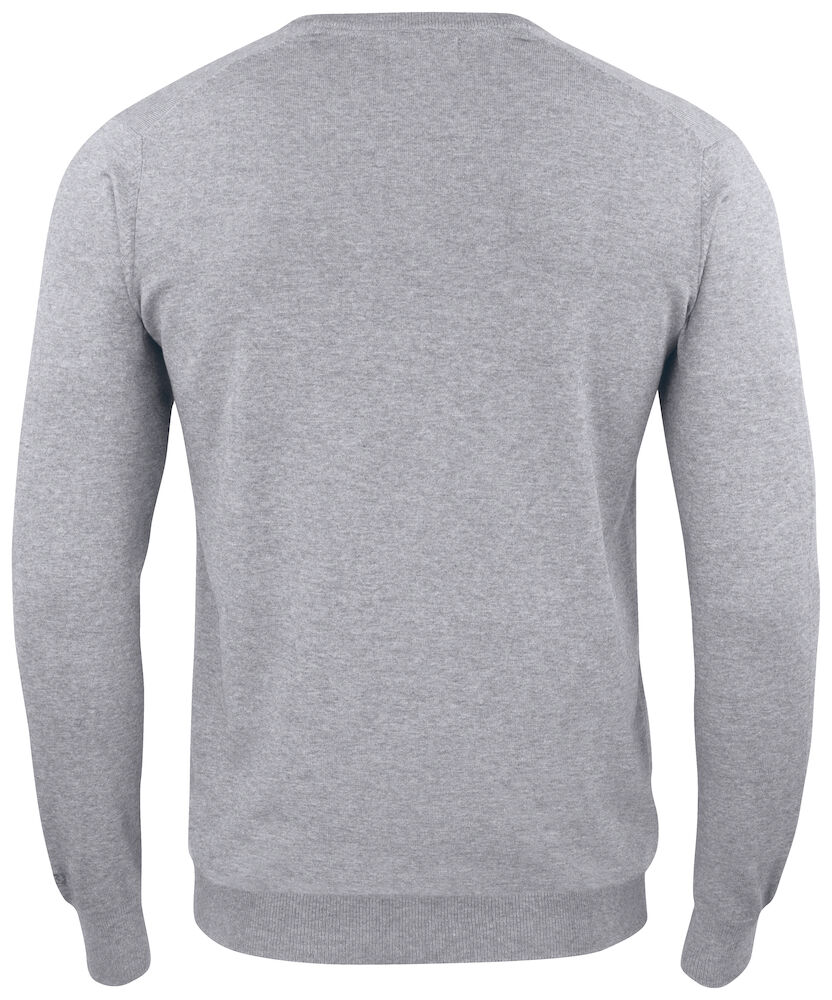 Oakville V-neck Men Grey melan 4XL