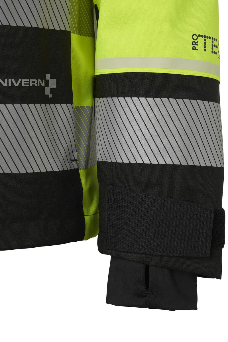 Vinterjacka Univern ProTec 2-in-1, kl2/3, gul/svart M