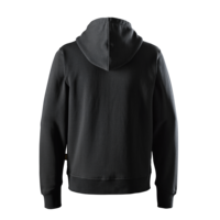 HUVTRÖJA MED DRAGKEDJA SVART STL: 4XL