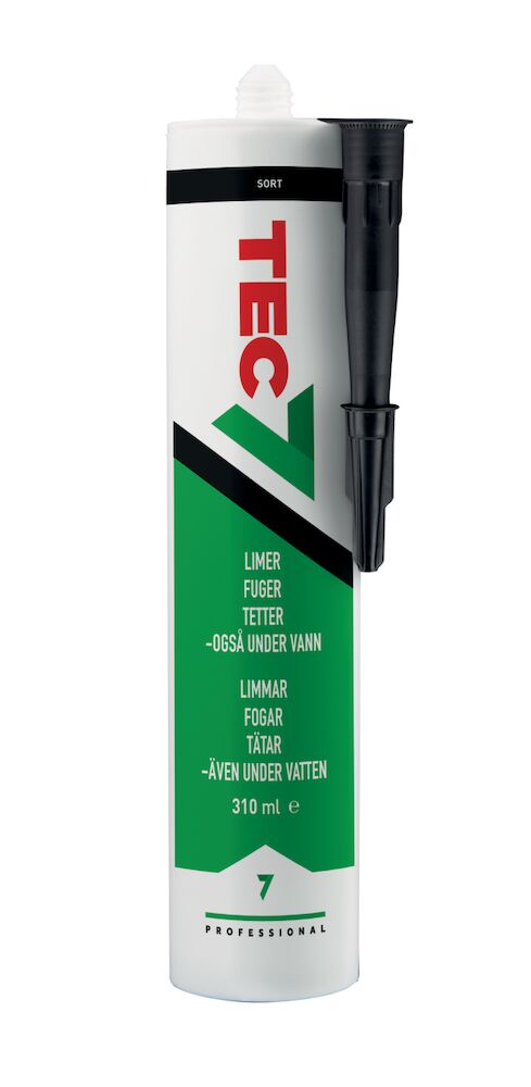 Lim TEC7 svart 310ml Ms-polymer