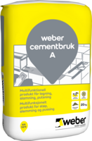 Cementbruk A 25kg Weber