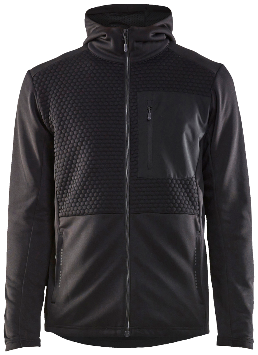 LUVTRÖJA FULL ZIP 35402526 SV ART XS