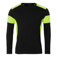 T-shirt 212  l.ä svart/gul XS