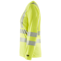 UV-skyddad långärmad varsel-t-shirt dam Varselgul S