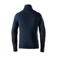 Tröja 1/2 Zip, Ull Marin Stl: XS