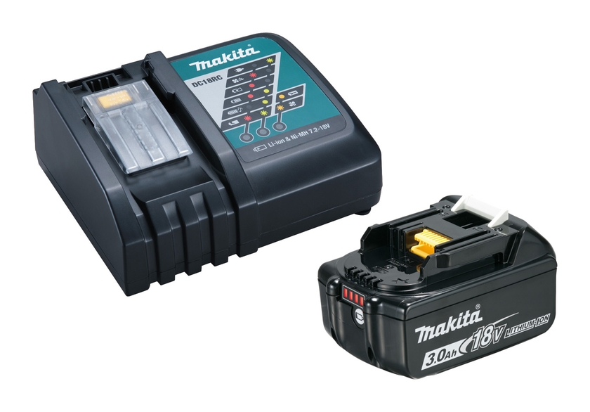 Batterikit BL1830B + DC18RC Makita