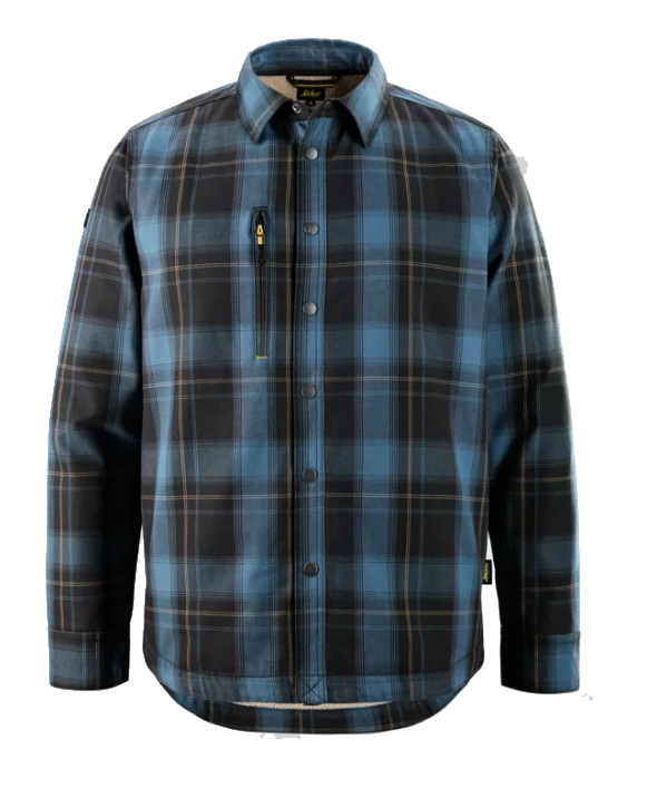 SKJORTA FODRAD STENBLÅ/SVART STL: 3XL