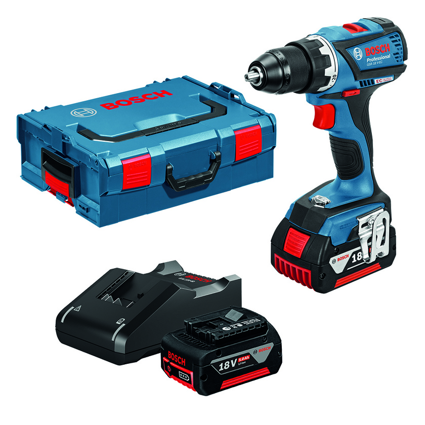 SKRUVDRAGARE GSR 18V-EC 2X5AH L-BOXX