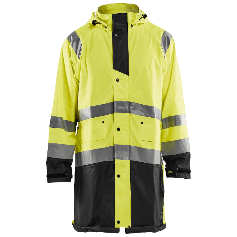 Regnrock Varsel Level 1 Varselgul/Svart S