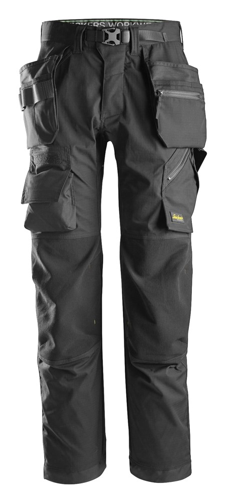 Golvläggarbyxa i Stretch Stl:1 24 Svart
