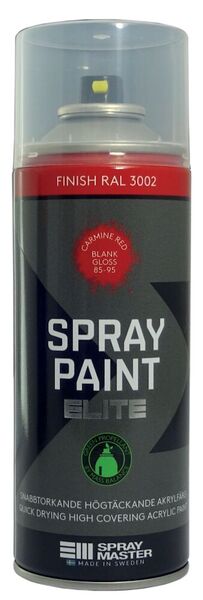 SPRAYFÄRG ELITE RÖD RAL30 02 BLANK