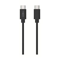 LADDKABEL USB C USB C 1.2 M SVART