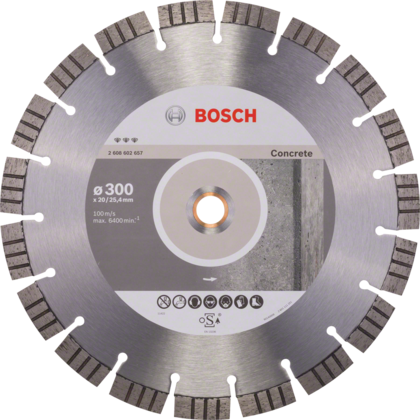 DIAMANTSKIVA 300X25,4MM BEST B ETON