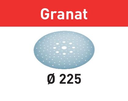 SLIPPAPPER GRANAT STF D225/128 P120 GR/25