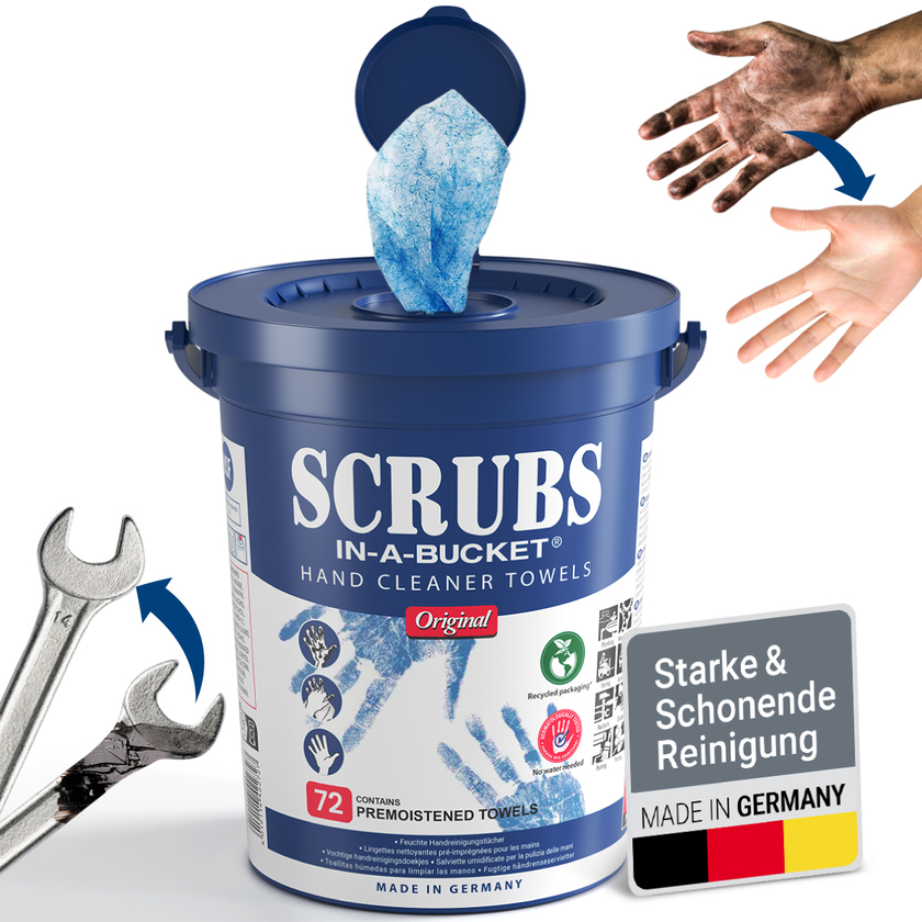 HANDRENGÖRINGSDUK SCRUBS 72ST