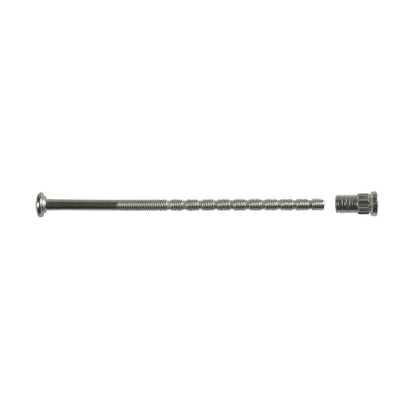 Tryckeskruv nickel M4x90mm  2+2p Bårebo