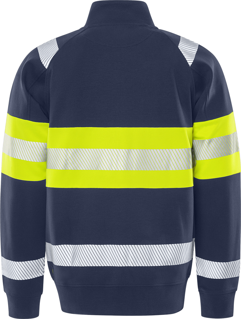 JACKA 7531 GKC SWEATSHIRT VARSEL KL 1 GUL/MARIN STL XL