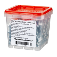 Betongskruv vit 4,5x50mm 100p