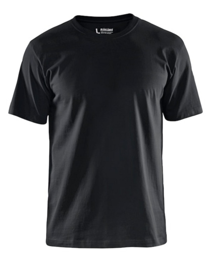 T-shirt Svart 6XL 100% cotton single jersey, 180