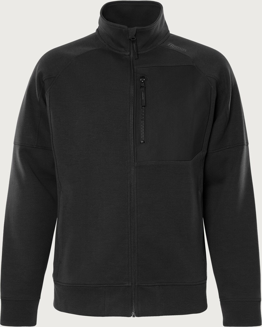 SWEATSHIRTJACKA 7832 GKI DAM SVART STL M