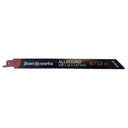 Tigersågblad Allround/Multi 8/12 TPI 228 mm, 25-pack