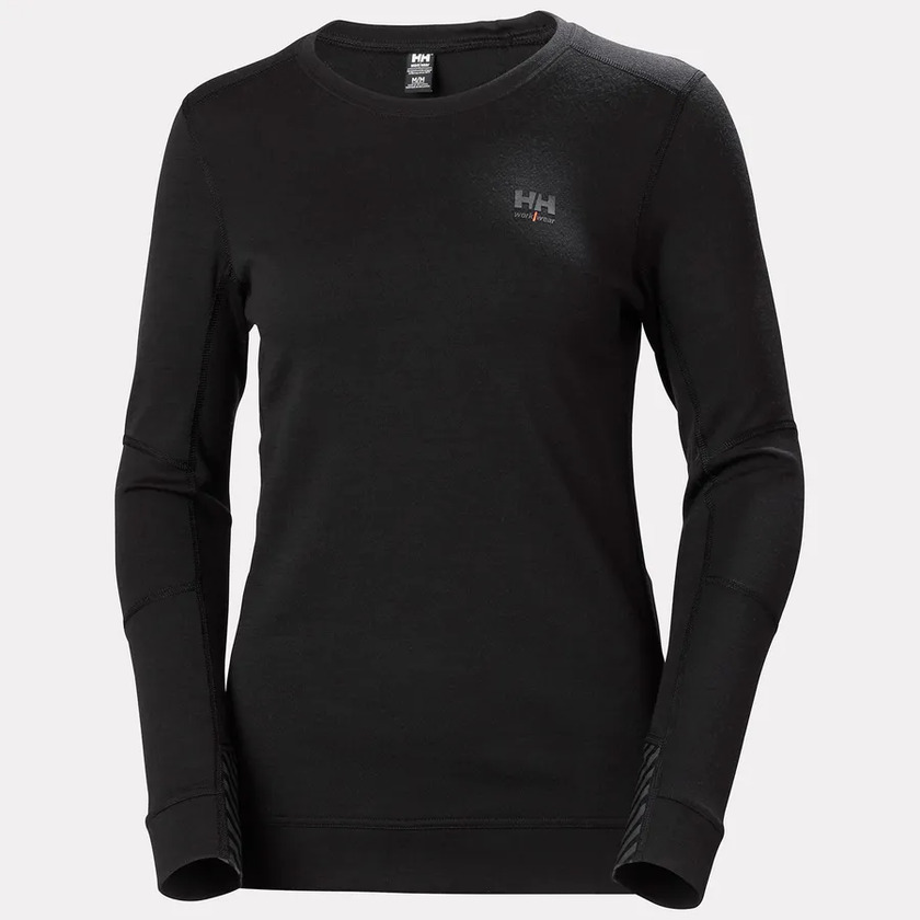 USTÄLLTRÖJA HH LIFA MERINO RUNDHALS SVART XS