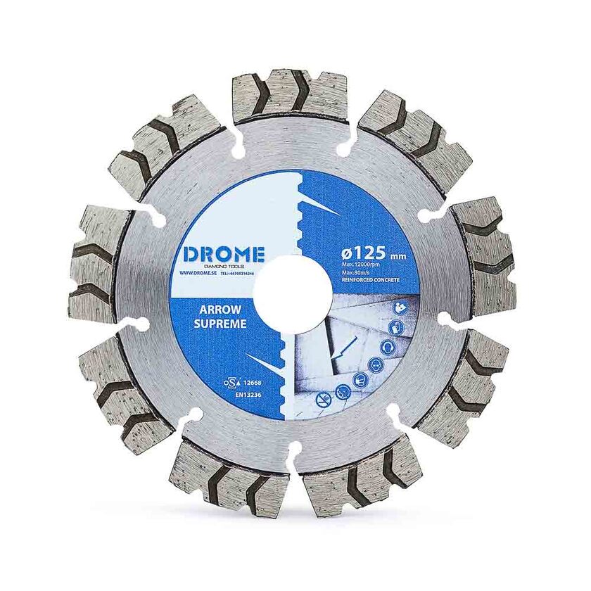 Diamantklinga Arrow 125x22,23  Universal